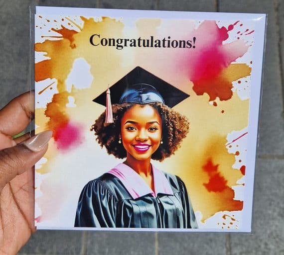 Congratulations (Female)- Greeting Card