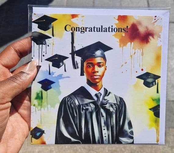 Congratulations (Male)- Greeting Card