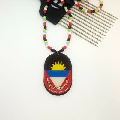 Dog Tag Chain Antigua & Barbuda