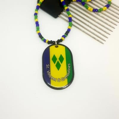 Dog Tag Chain St Vincent & Grenadines