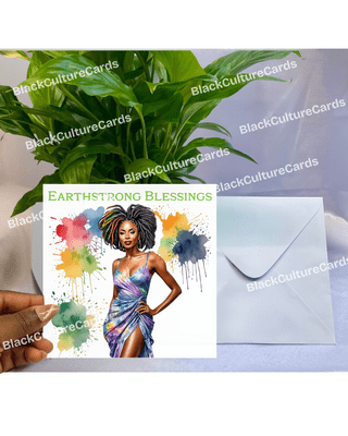 Earthstrong Blessings Greeting Card