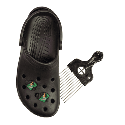 Girl Green Sweater Shoe Charm