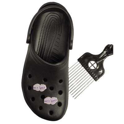 Girls Rule Shoe Charm