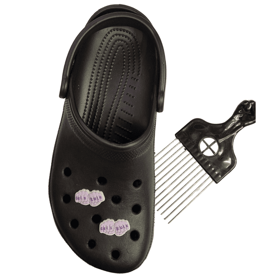 Girls Rule Shoe Charm