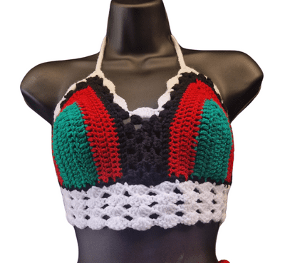 Green, Red, Black & White