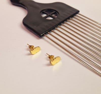 Grenada Island Earrings- Gold