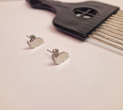 Grenada Island Earrings- Silver