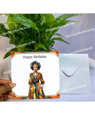 Happy Birthday African Print