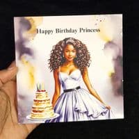 Happy Birthday Princess-Birthday Card