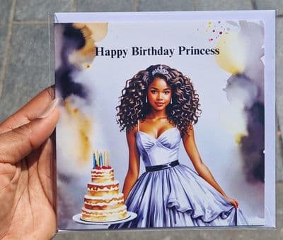 Happy Birthday Princess-Birthday Card