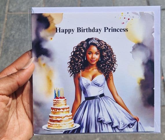 Happy Birthday Princess-Birthday Card