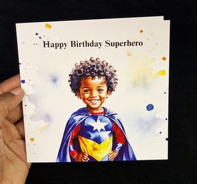 Happy Birthday Superhero- Birthday Card
