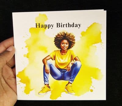 Happy Birthday- Young Adult Birthday Card