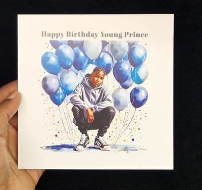 Happy Birthday Young Prince-Birthday Card