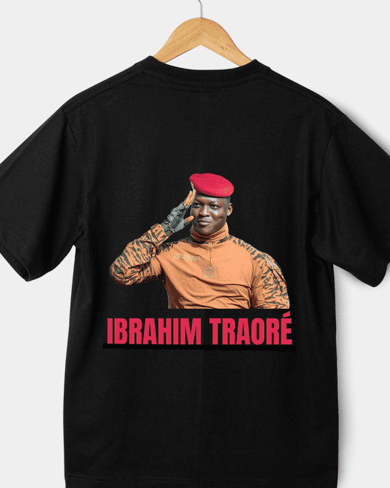 Ibrahim Traoré T-Shirt- Black