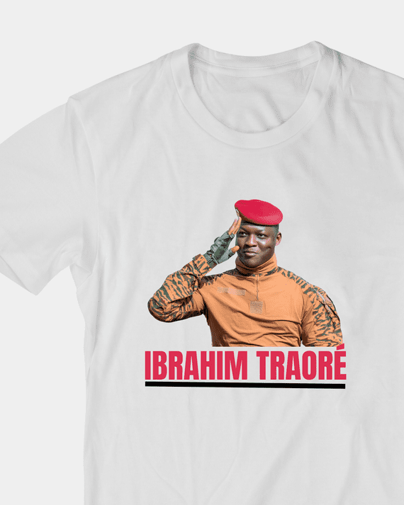 Ibrahim Traoré T-Shirt- White
