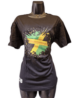 Jamaica Splash T-Shirt-Black
