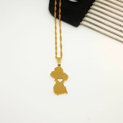 Love Guyana & Pendant- Gold