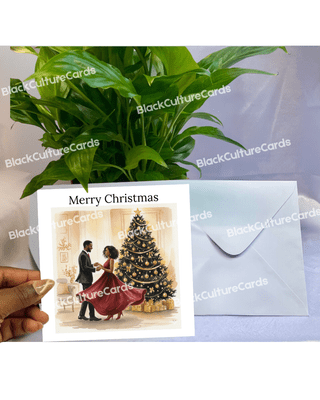 Merry Christmas Card (Dancing Couple)