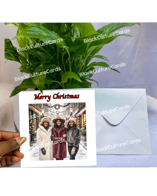 Merry Christmas Card(Three Girlfriends)