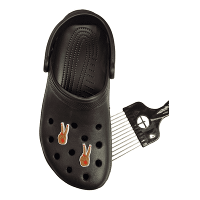 Peace Sign Shoe Charm