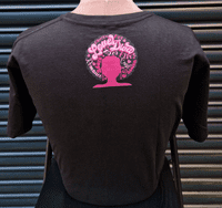 Pink Afro T-Shirt- Black