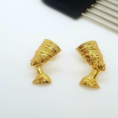 Queen Nefertiti (Beauty, Feminine & Power) Earrings - Gold