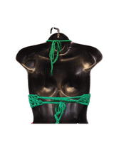Red, Green & Black Crochet Top 2