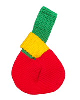 Small Crochet Purse (Red, Green & Yellow)