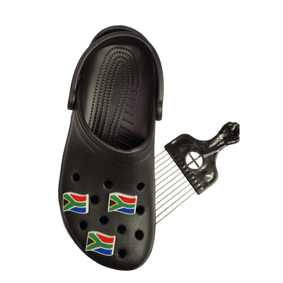 South Africa Flag Shoe Charm