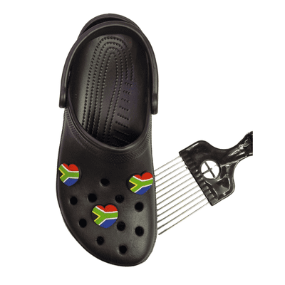South Africa Heart Shoe Charm