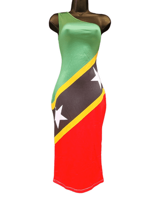 St. Kitts & Nevis Dress (One Strap)