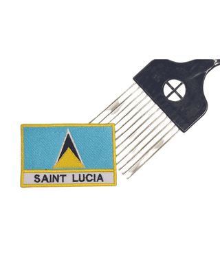 St. Lucia Iron-on Badge