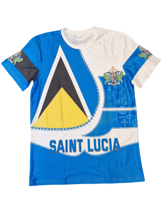 St.Lucia Flag T-Shirt