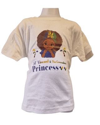 St.Vincent Children's T-Shirt Girls- White