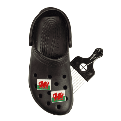 Welsh Flag Shoe Charm