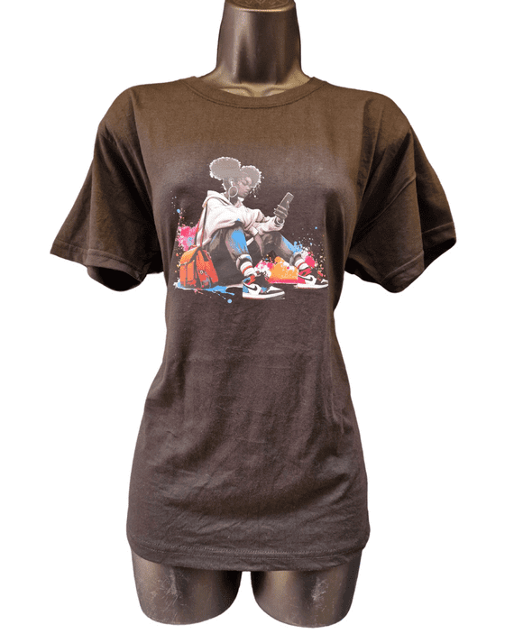 Young Black Girl T-Shirt
