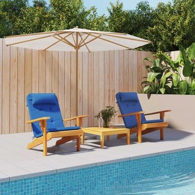 2 Pack Chair Cushions - Available In 5 Colours