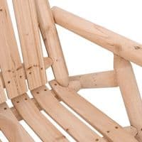 2-Seater Garden Bench 119x85x98 cm Solid Wood - Available In 2 Colours