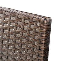3 Piece Poly Rattan Garden Lounge Set with Cushions - Available In 2 Colours
