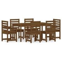 7 Piece Garden Dining Set  Solid Wood Pine  - Available In 3 Colours