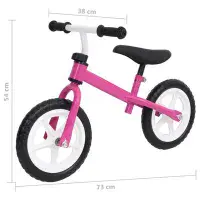 Balance Bike  Wheels Pink - Available In 2 Sizes