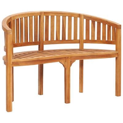 Banana Bench  Solid Teak Wood - Available In 4 Sizes