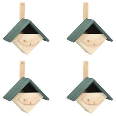 Bird Houses 4 pcs 24x16x30 cm Firwood