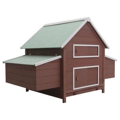 Chicken Coop 157x97x110 cm Wood - Available In 4 Colours
