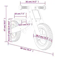 Children's Balance Bikes - Available In 3 Colours