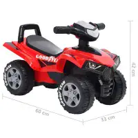 Children's Ride-on Quad Good Year - Available In 2 Colours