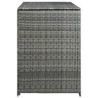 Double Wheelie Bin Shed Poly Rattan 148x77x111 cm - Available In 2 Colours