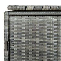 Double Wheelie Bin Shed Poly Rattan 148x77x111 cm - Available In 2 Colours