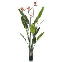 Emerald Artificial Strelitzia Tree with 4 Flowers in Pot 150 cm